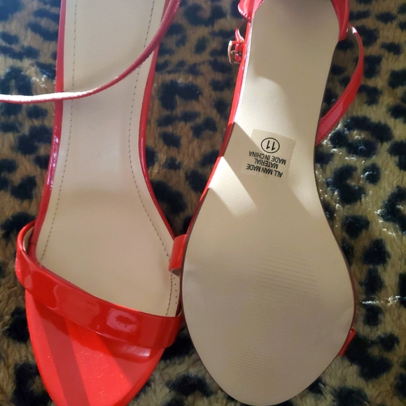 Red Strap Sandal (Like New) - Picture 2 of 2